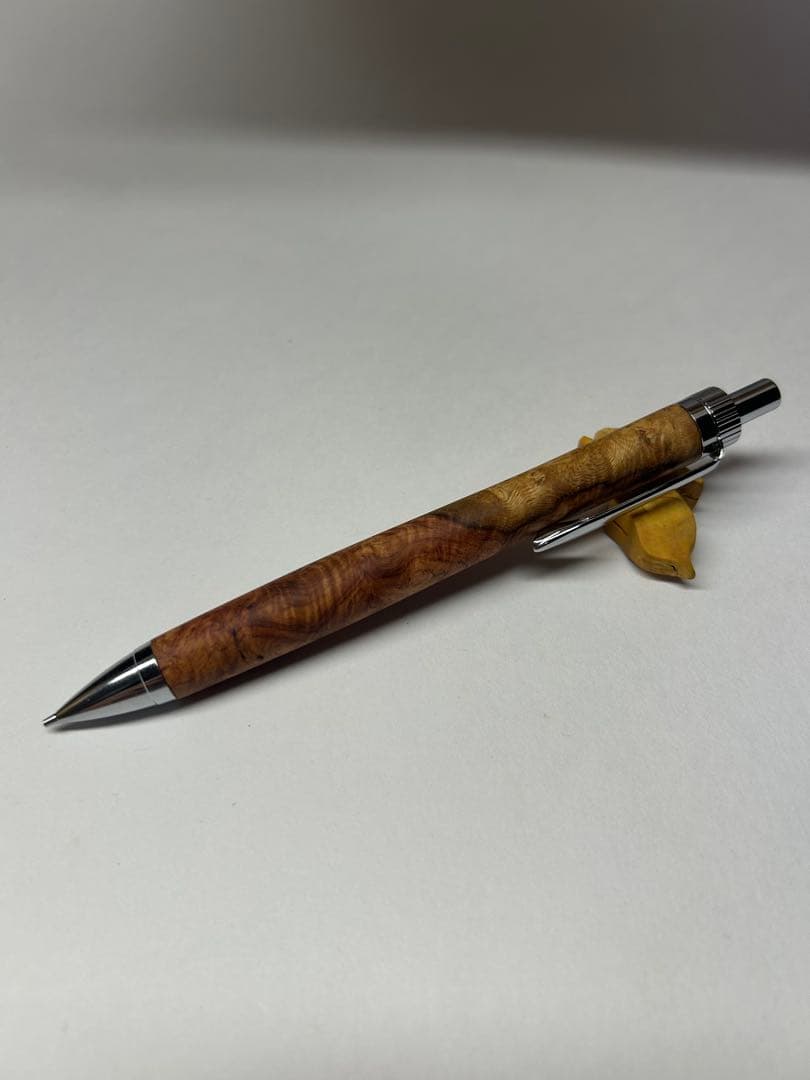 花梨瘤　紅白　シャープペンシル0.5mm 加藤金属