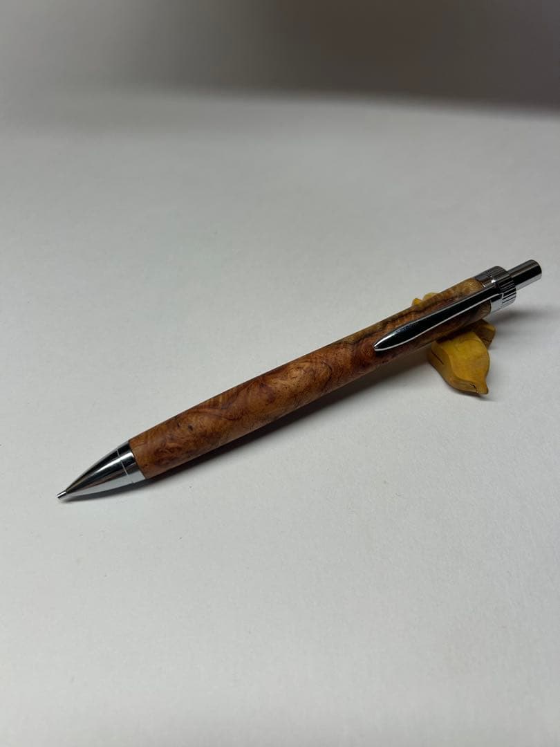 花梨瘤　紅白　シャープペンシル0.5mm 加藤金属