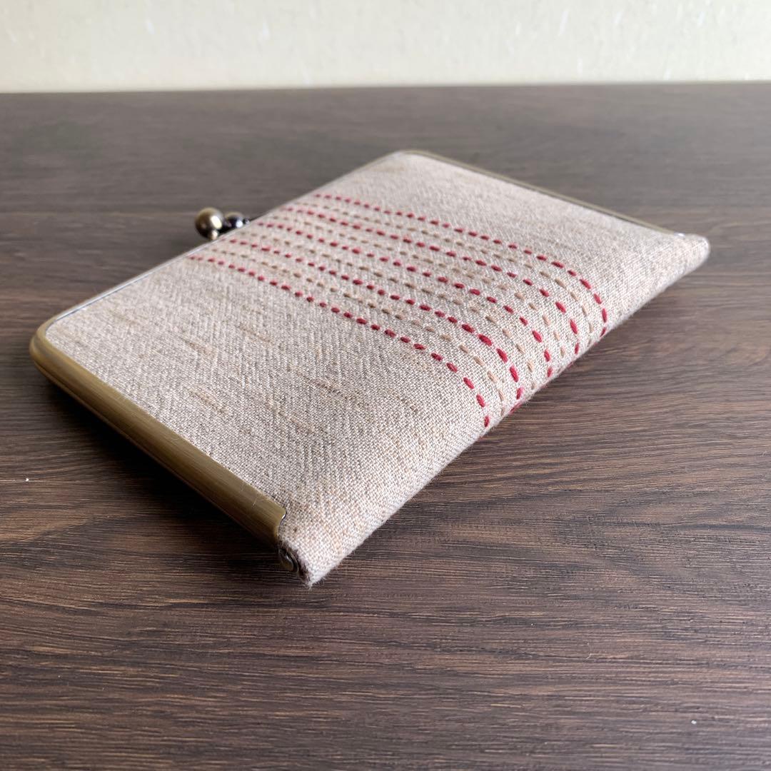 ころりんこあら様　たすき掛けできるばね口サコッシュとがま口手帳