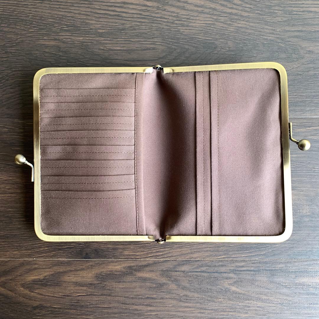 ころりんこあら様　たすき掛けできるばね口サコッシュとがま口手帳