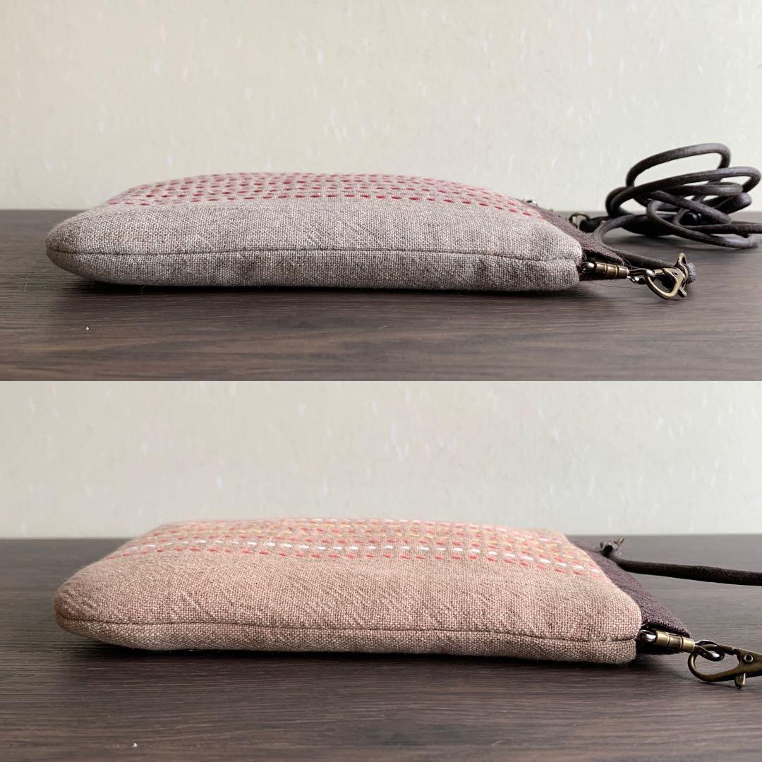 ころりんこあら様　たすき掛けできるばね口サコッシュとがま口手帳