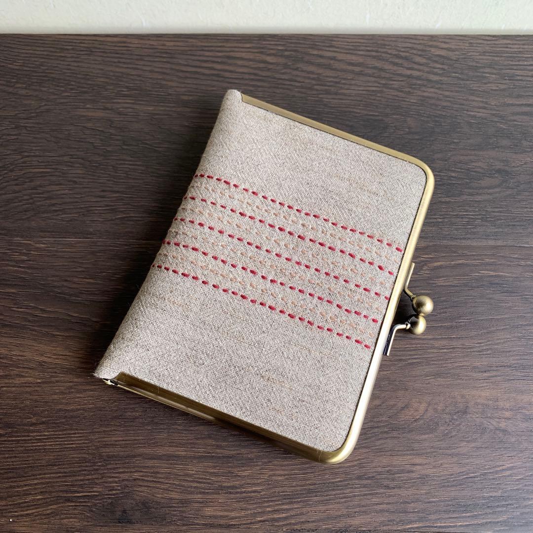 ころりんこあら様　たすき掛けできるばね口サコッシュとがま口手帳