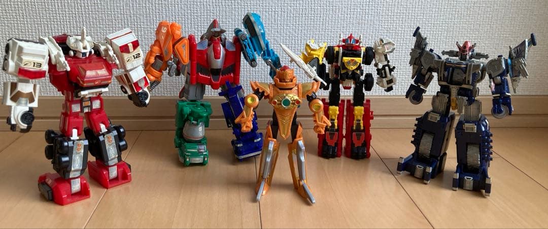 【食玩 説明書・外箱付】BANDAI 轟轟戦隊ボウケンジャーミニプラセット