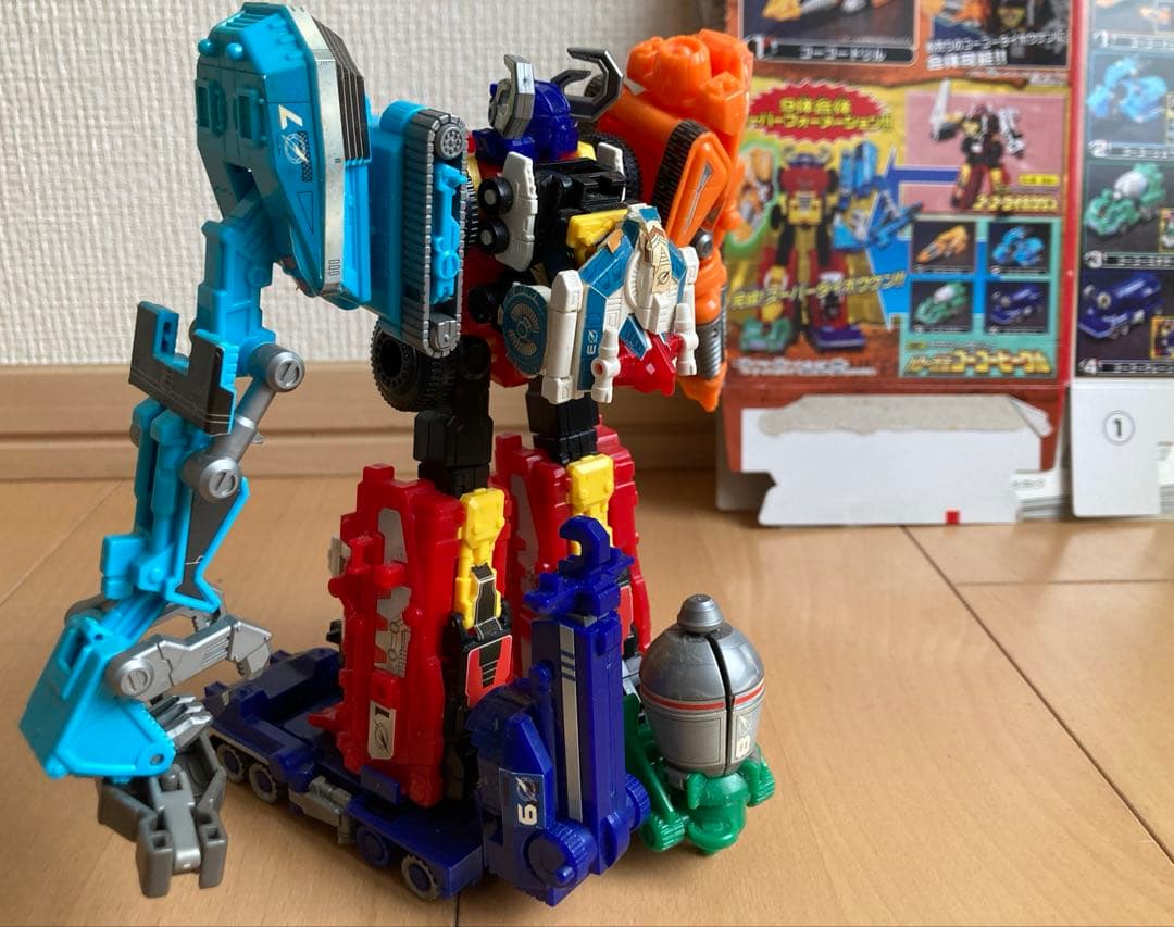 【食玩 説明書・外箱付】BANDAI 轟轟戦隊ボウケンジャーミニプラセット