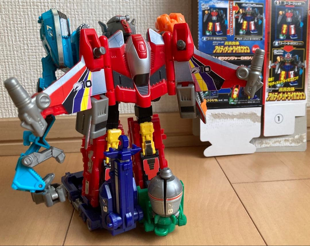 【食玩 説明書・外箱付】BANDAI 轟轟戦隊ボウケンジャーミニプラセット