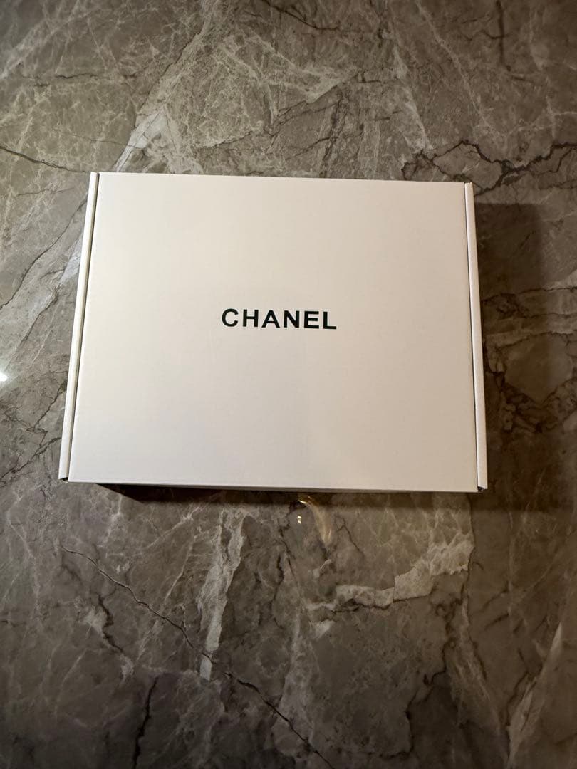 CHANEL マンチェスター　マフラー カメリア カシミヤ混 VIPギフト 箱