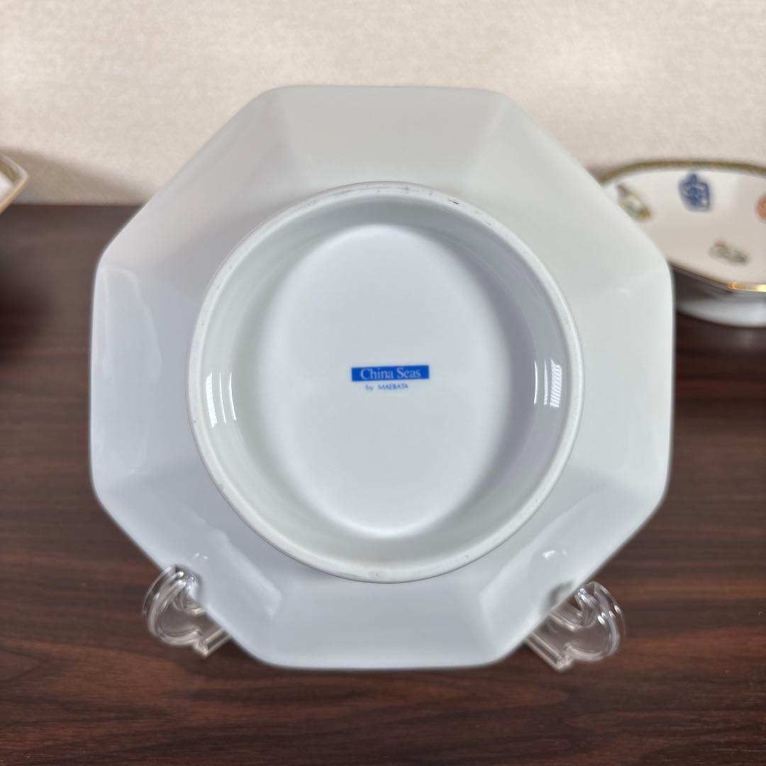 前畑 チャイナシリーズ 八角鉢 中鉢 5客