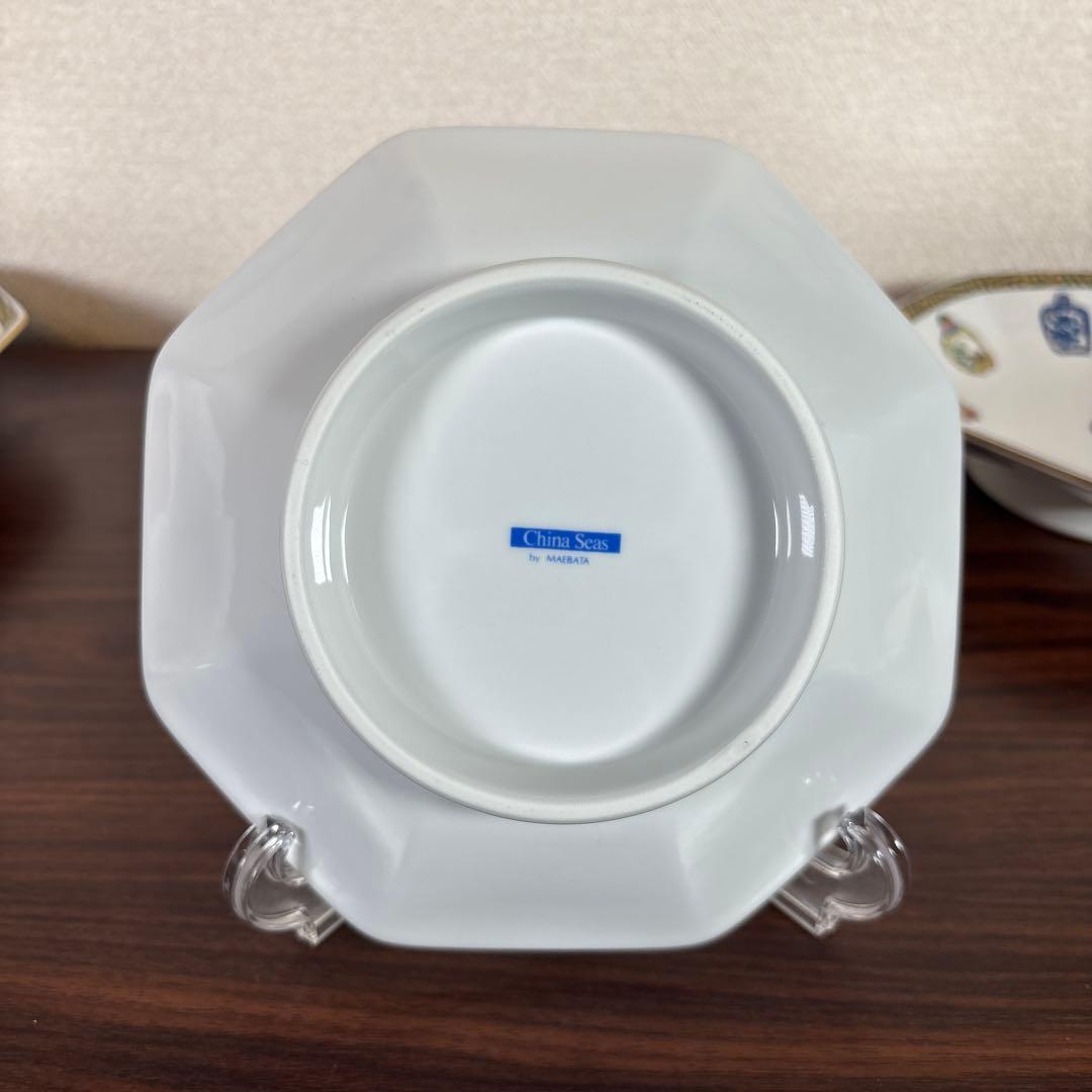 前畑 チャイナシリーズ 八角鉢 中鉢 5客