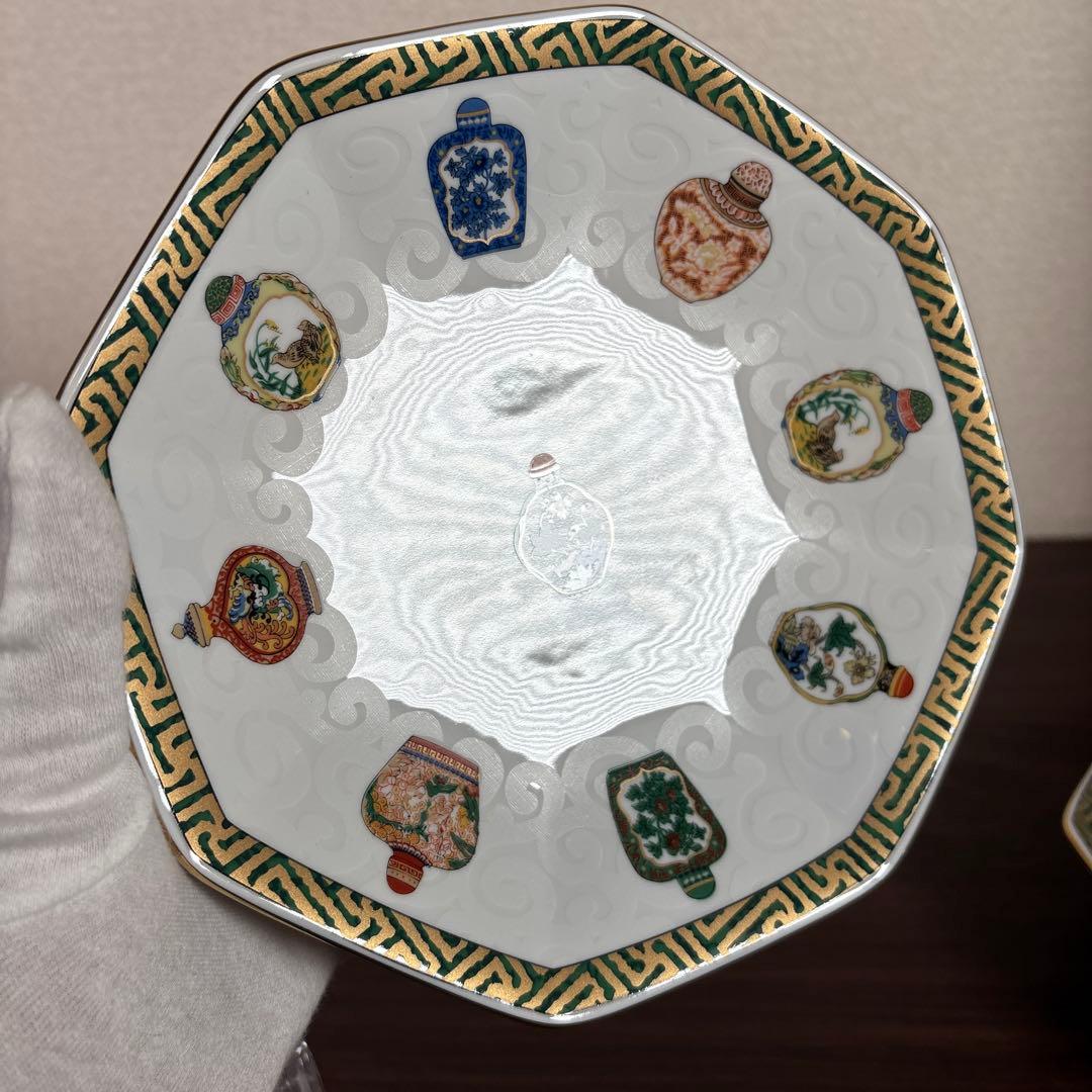 前畑 チャイナシリーズ 八角鉢 中鉢 5客