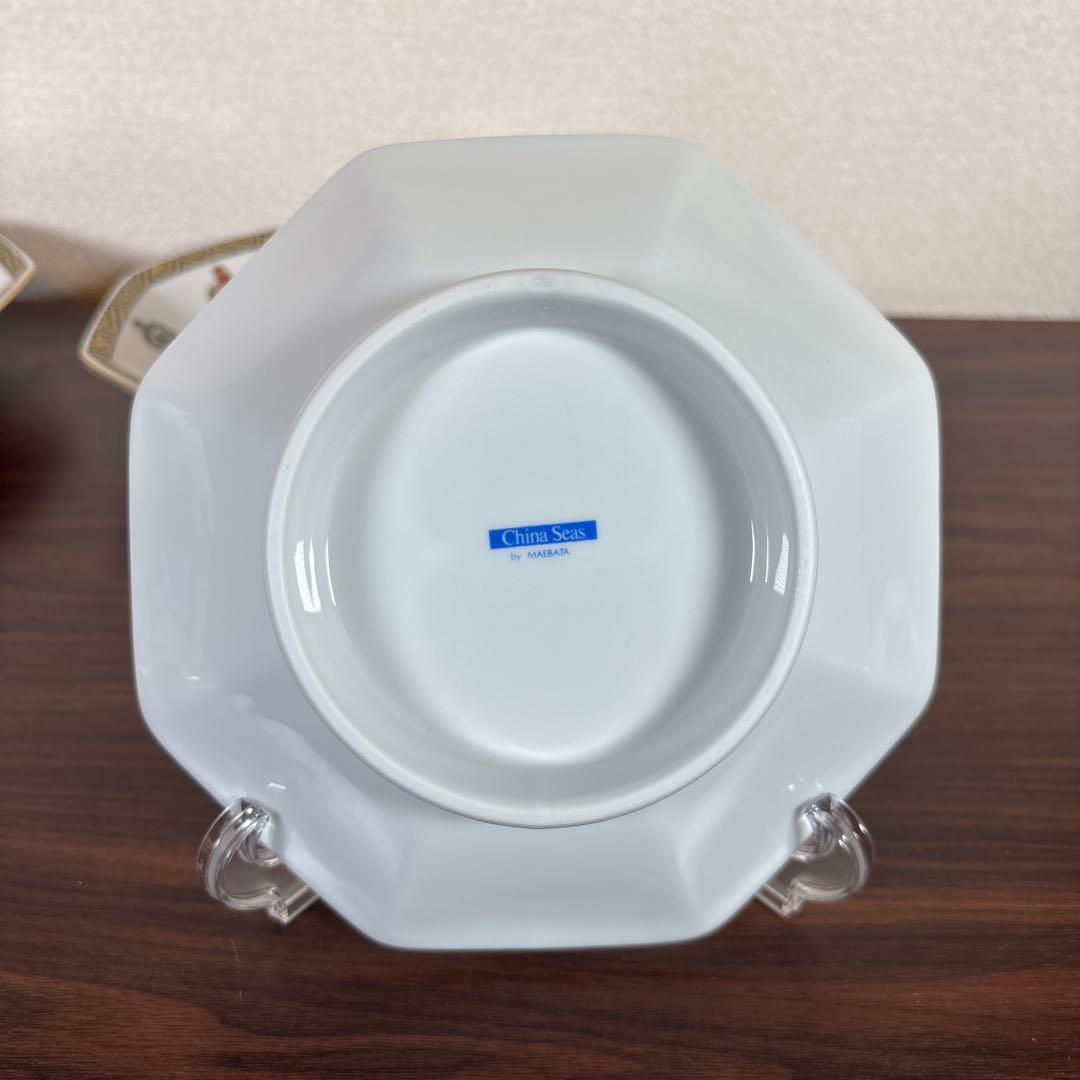 前畑 チャイナシリーズ 八角鉢 中鉢 5客