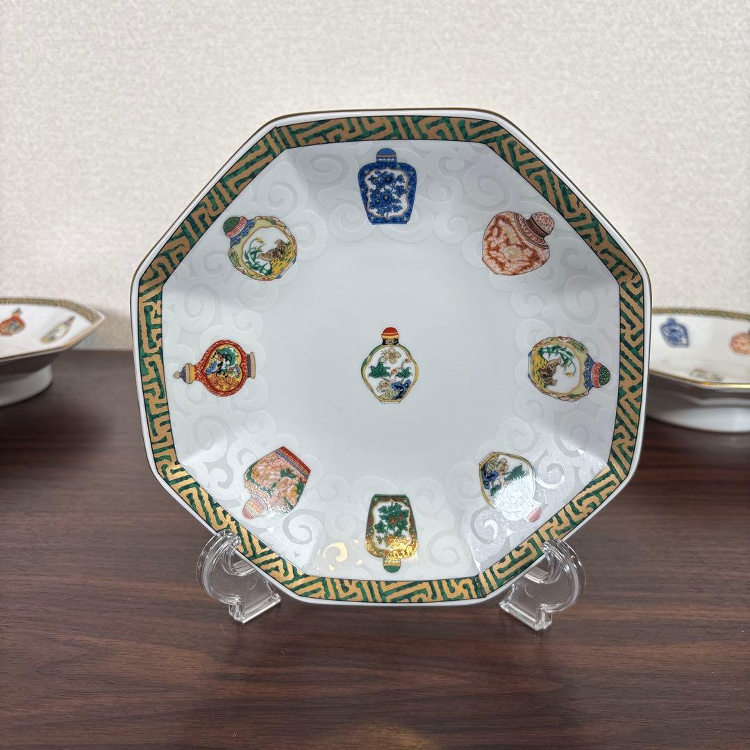 前畑 チャイナシリーズ 八角鉢 中鉢 5客