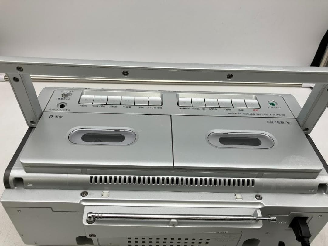 SONY CD RADIO ダブルカセットレコーダー　CFD-W78