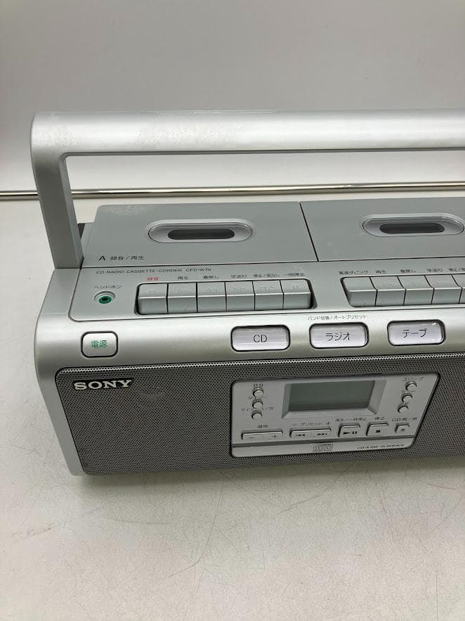 SONY CD RADIO ダブルカセットレコーダー　CFD-W78