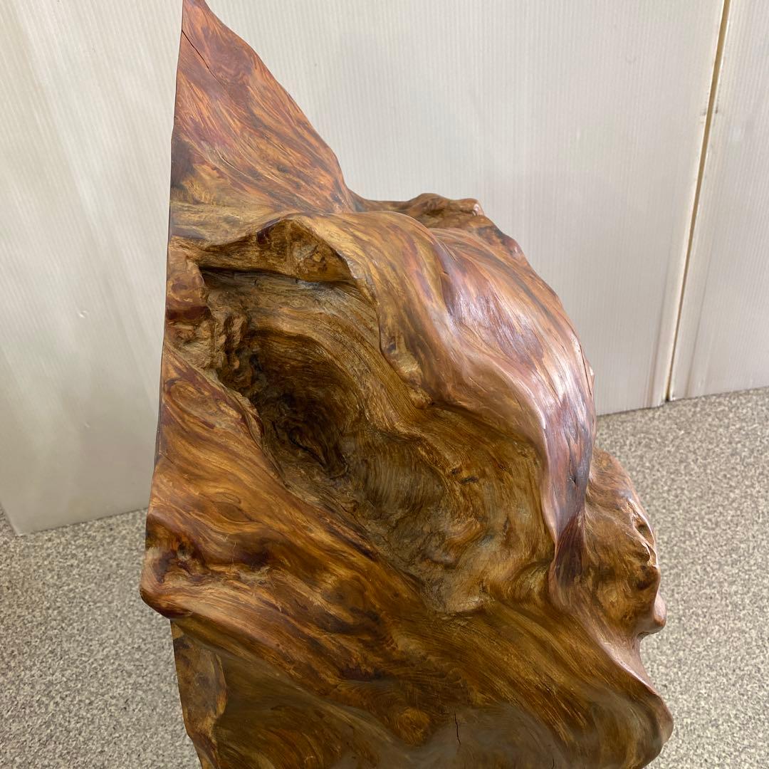 屋久杉 オブジェ インテリア 瘤 切株 光明 豪華 良杢 置物 和風 天然