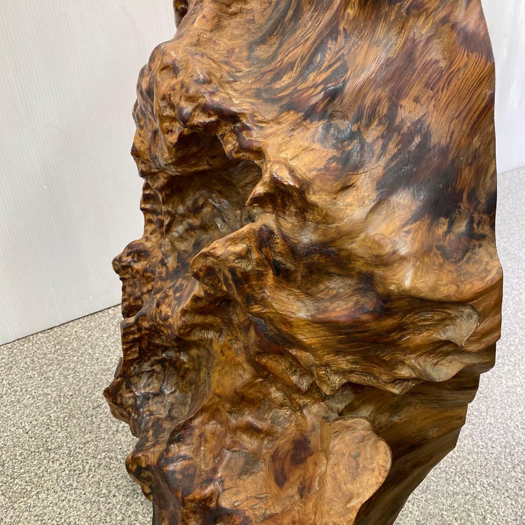 屋久杉 オブジェ インテリア 瘤 切株 光明 豪華 良杢 置物 和風 天然