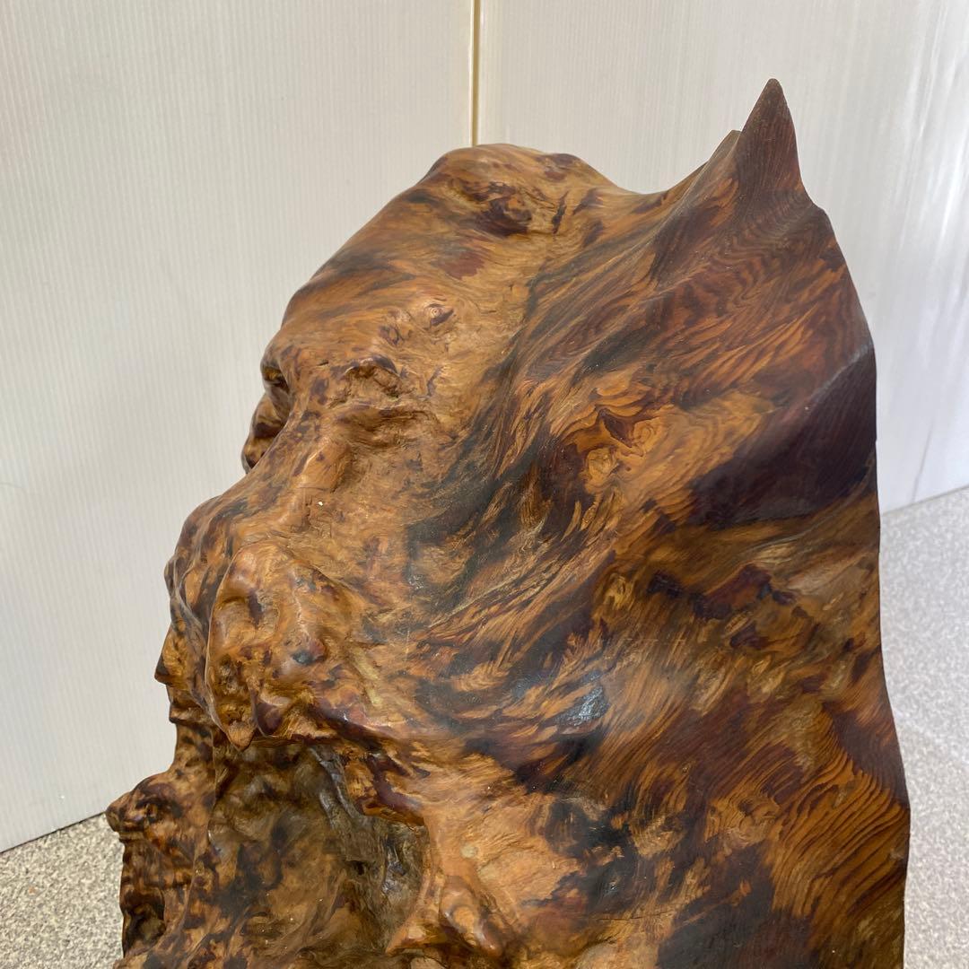 屋久杉 オブジェ インテリア 瘤 切株 光明 豪華 良杢 置物 和風 天然