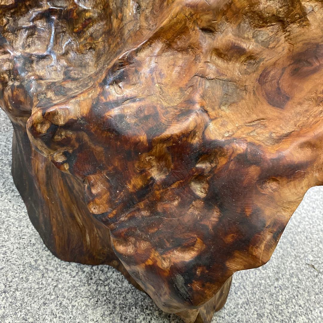 屋久杉 オブジェ インテリア 瘤 切株 光明 豪華 良杢 置物 和風 天然