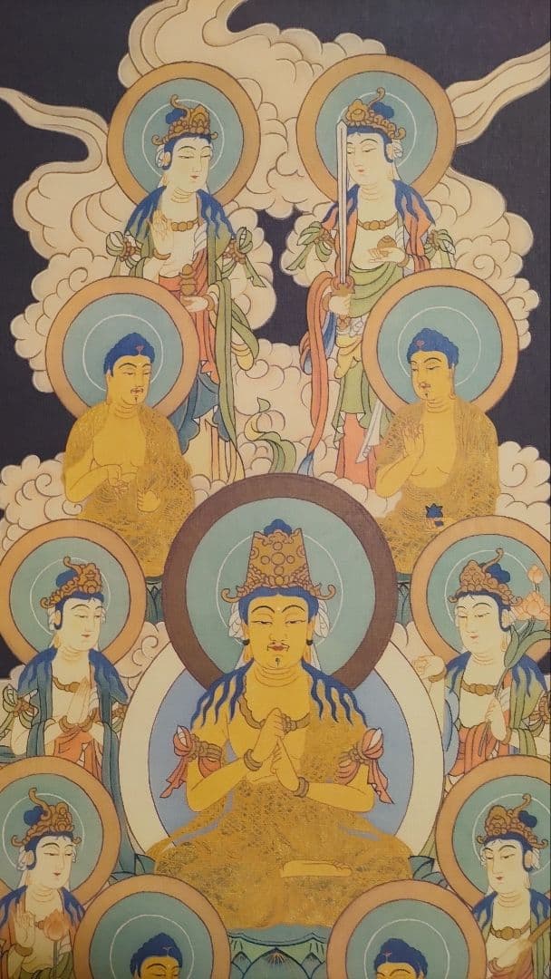 朱印霊場と仏画@四国八十八ヶ所(肉筆)・西国三十三ヶ所・十三仏(印刷) 掛軸3本