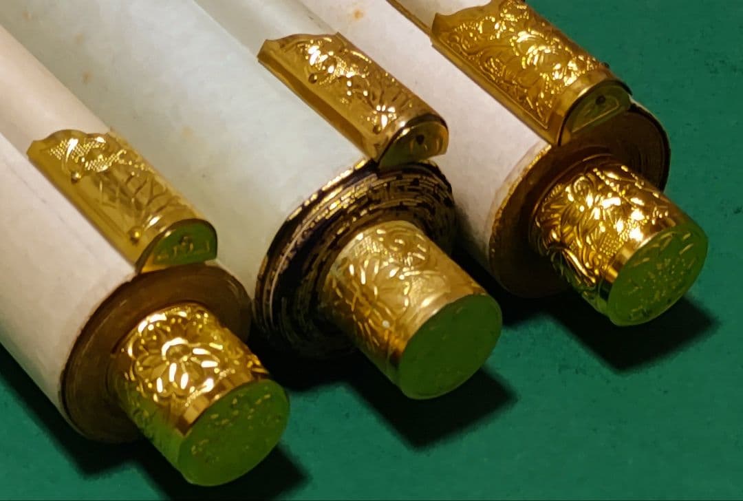 朱印霊場と仏画@四国八十八ヶ所(肉筆)・西国三十三ヶ所・十三仏(印刷) 掛軸3本