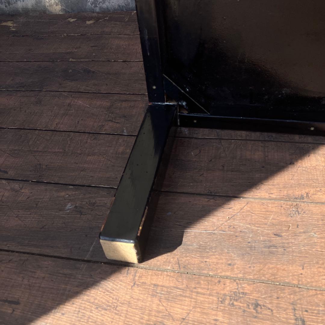 アンティーク 文机 朱塗り センターテーブル 引き出し2杯 和家具 レトロ