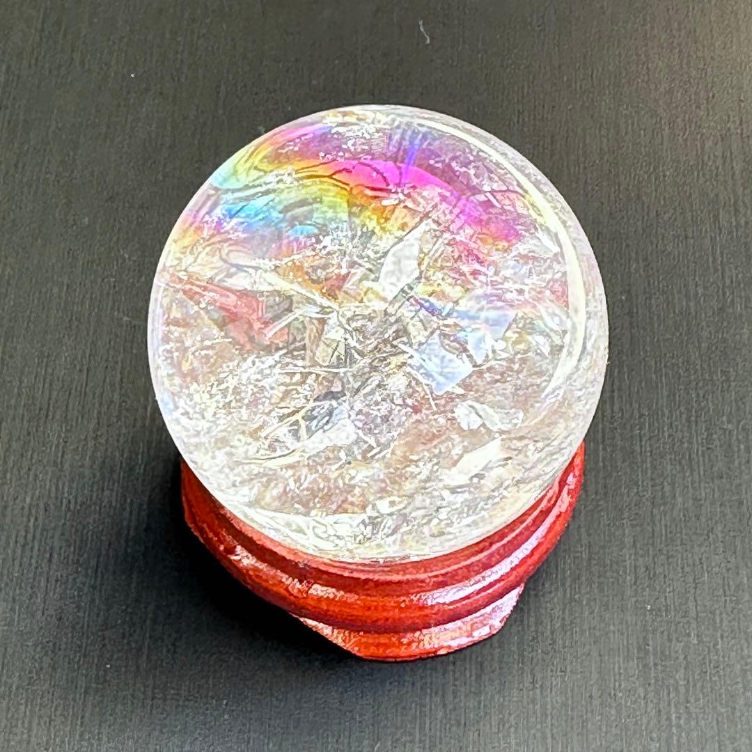 天然アイリスクォーツ スフィア 丸玉 G933