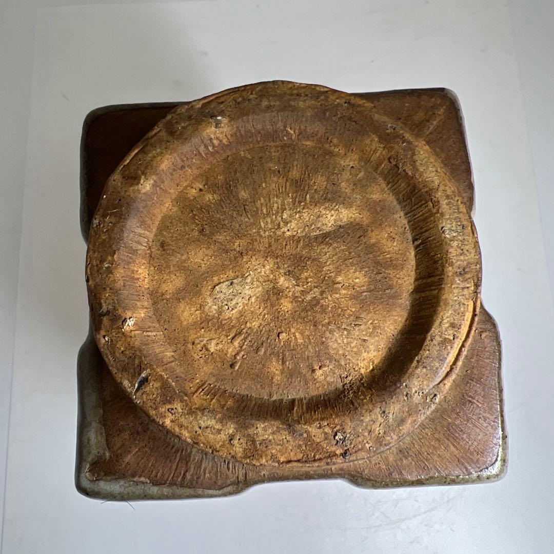 専用　中国美術　角瓶花瓶　高さ約25㎝　東Y8-0302☆2F