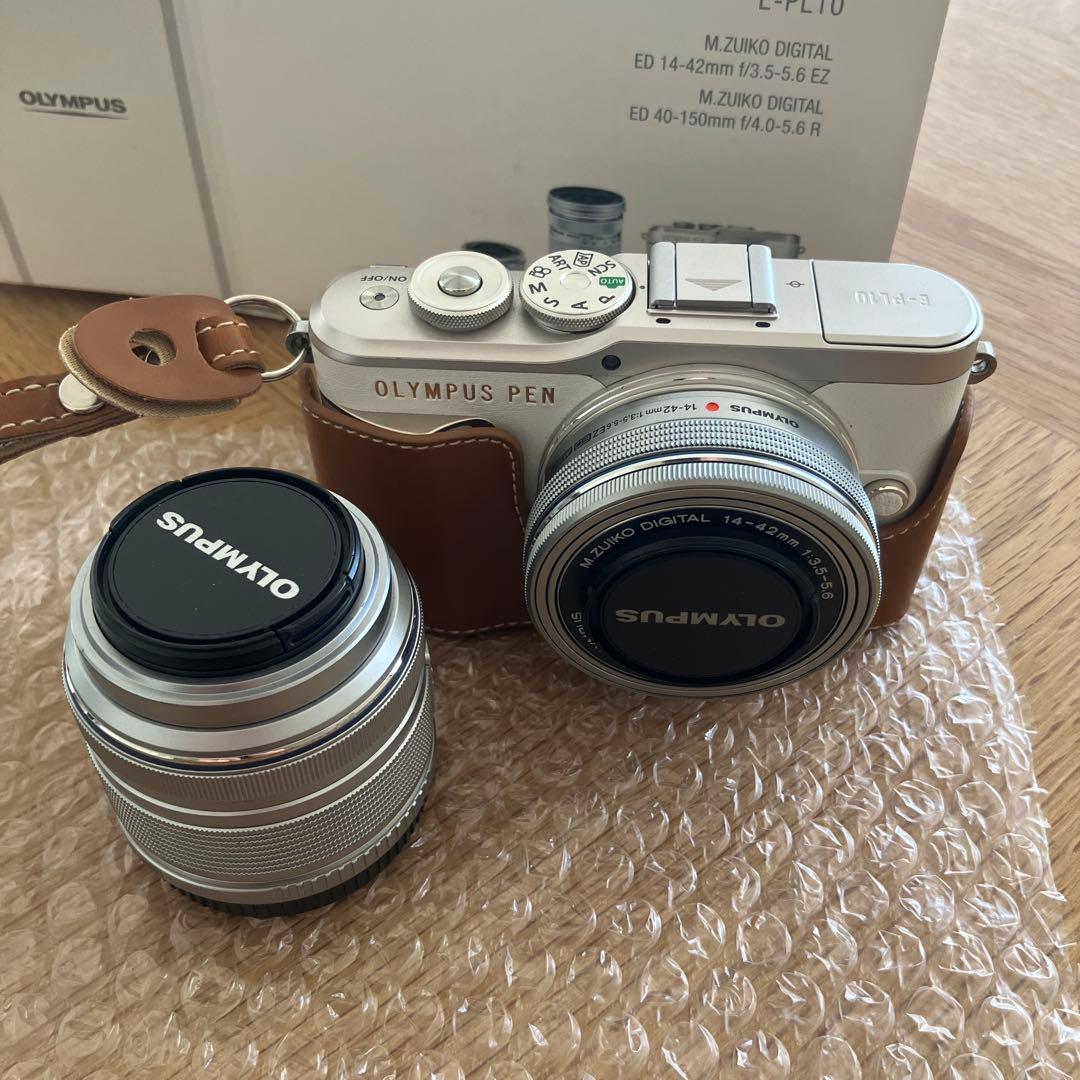 OLYMPUS PEN E-PL10 ホワイト二つの目的が含まれていた