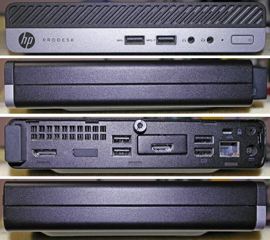 HP ProDesk 400 G4 DM ベアボーン (第8世代対応)