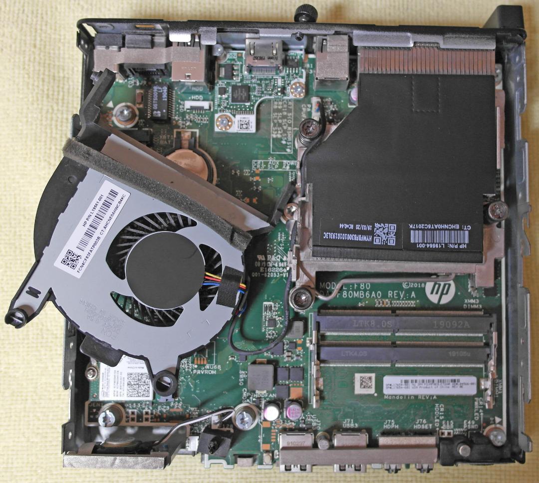HP ProDesk 400 G4 DM ベアボーン (第8世代対応)