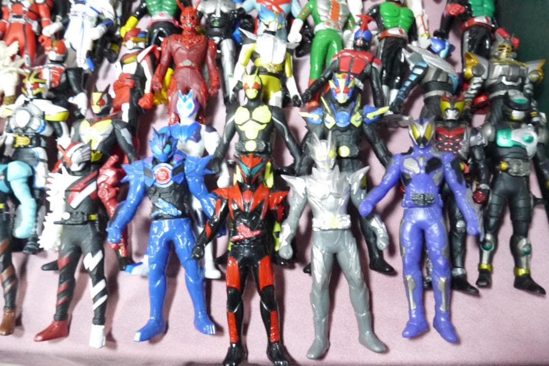 ライダーヒーローシリーズ　ビッグソフビフィギュア　仮面ライダー　ソフビ108体