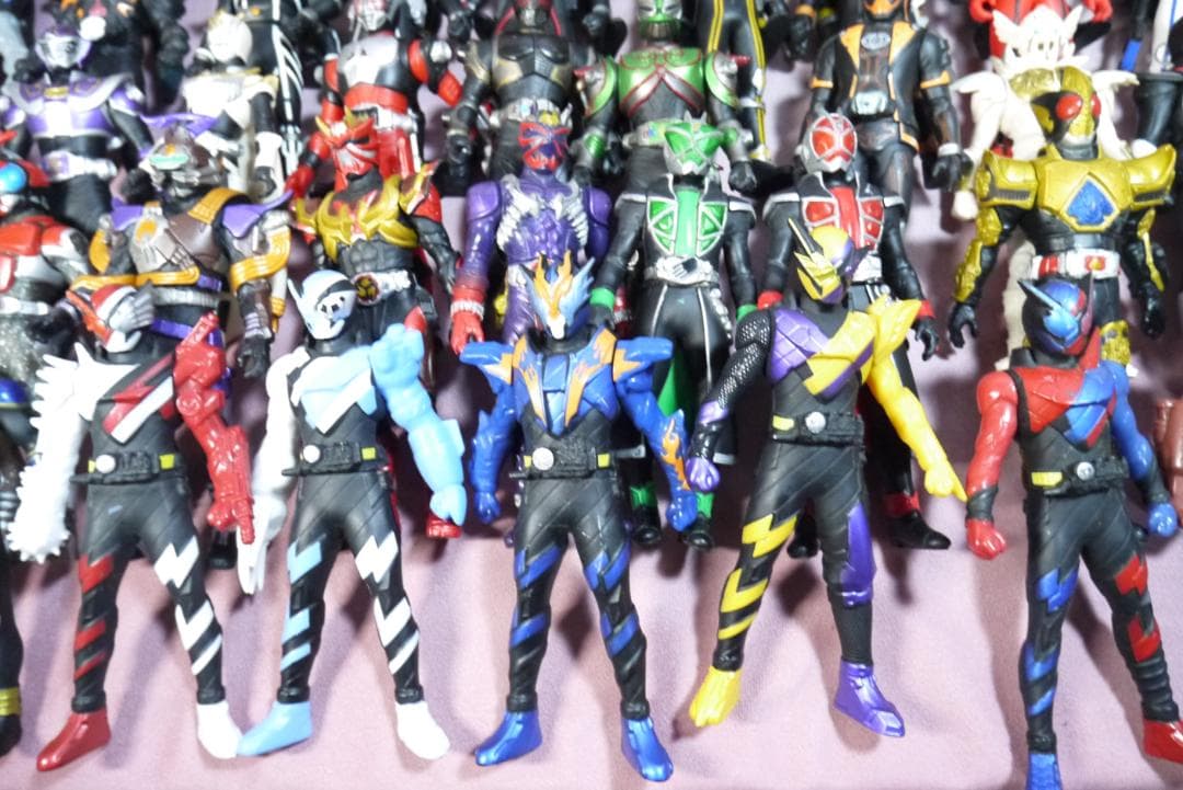 ライダーヒーローシリーズ　ビッグソフビフィギュア　仮面ライダー　ソフビ108体