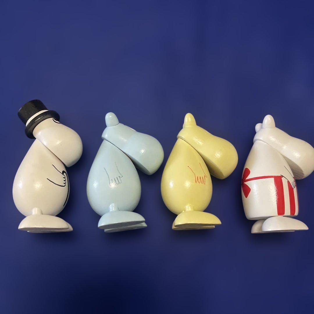 ムーミンファミリー 木製人形 4体セット