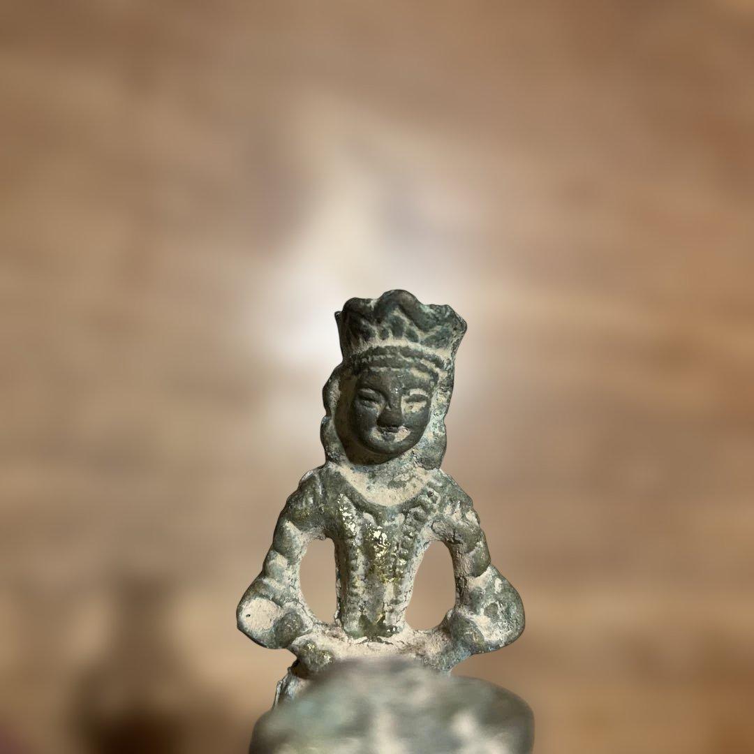 中国　騎馬人物俑　アンティーク