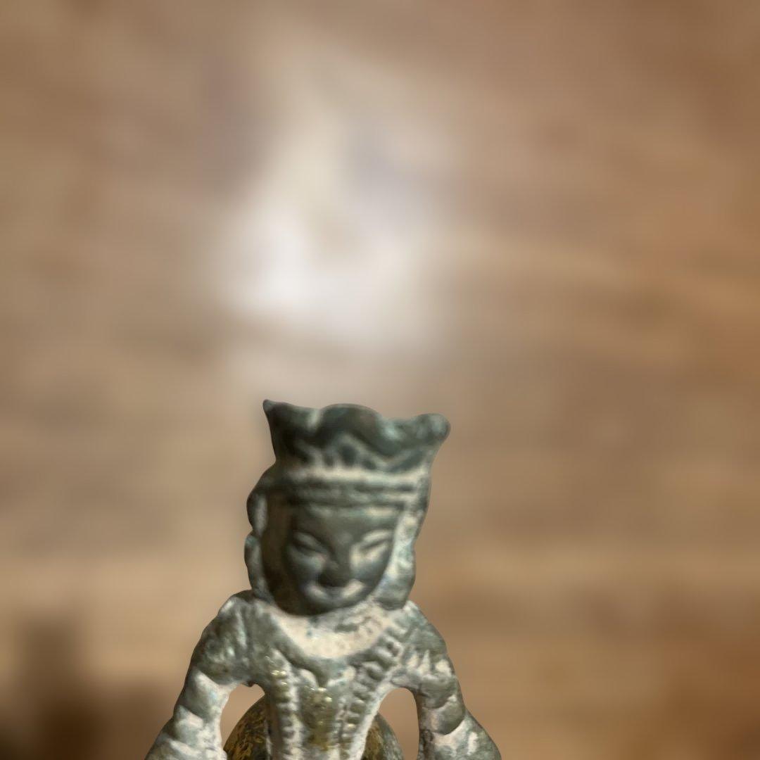 中国　騎馬人物俑　アンティーク