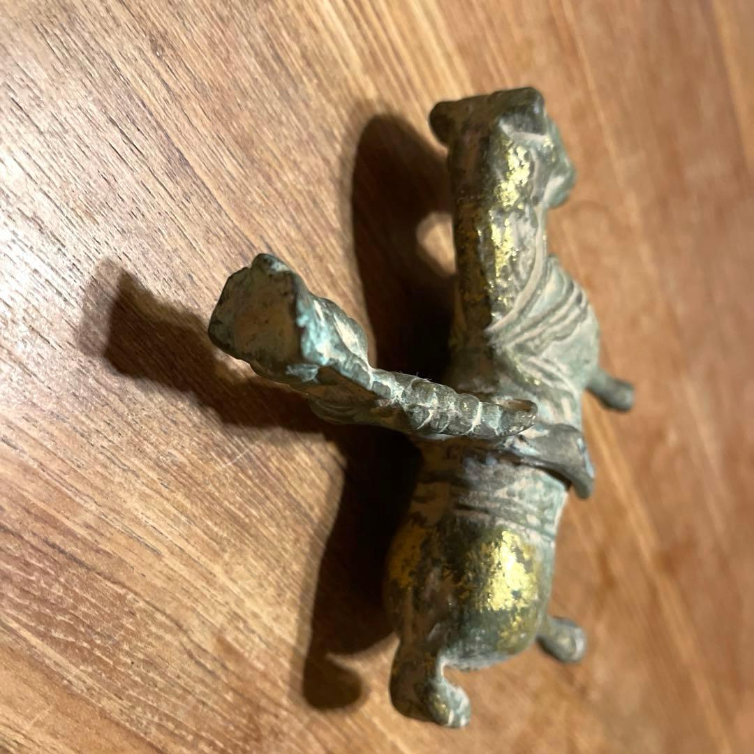 中国　騎馬人物俑　アンティーク