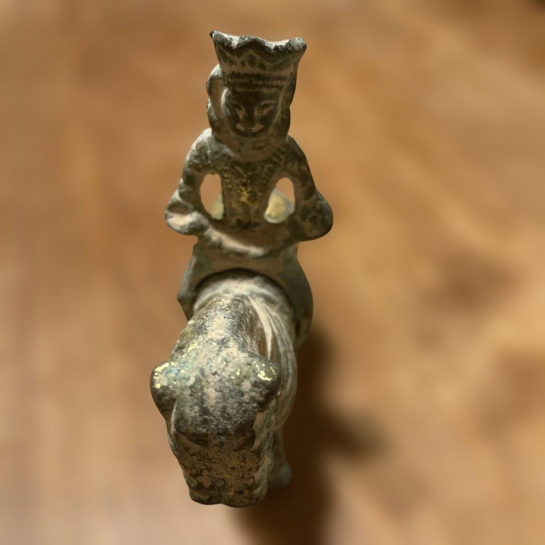 中国　騎馬人物俑　アンティーク