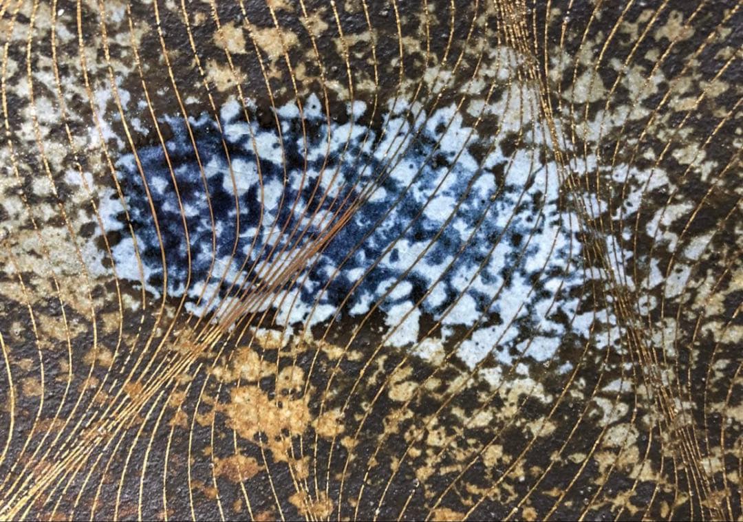 未使用/特価❕萩焼/泰山窯/加藤 重美作/銘々皿/5枚組　　茶道具/菓子皿