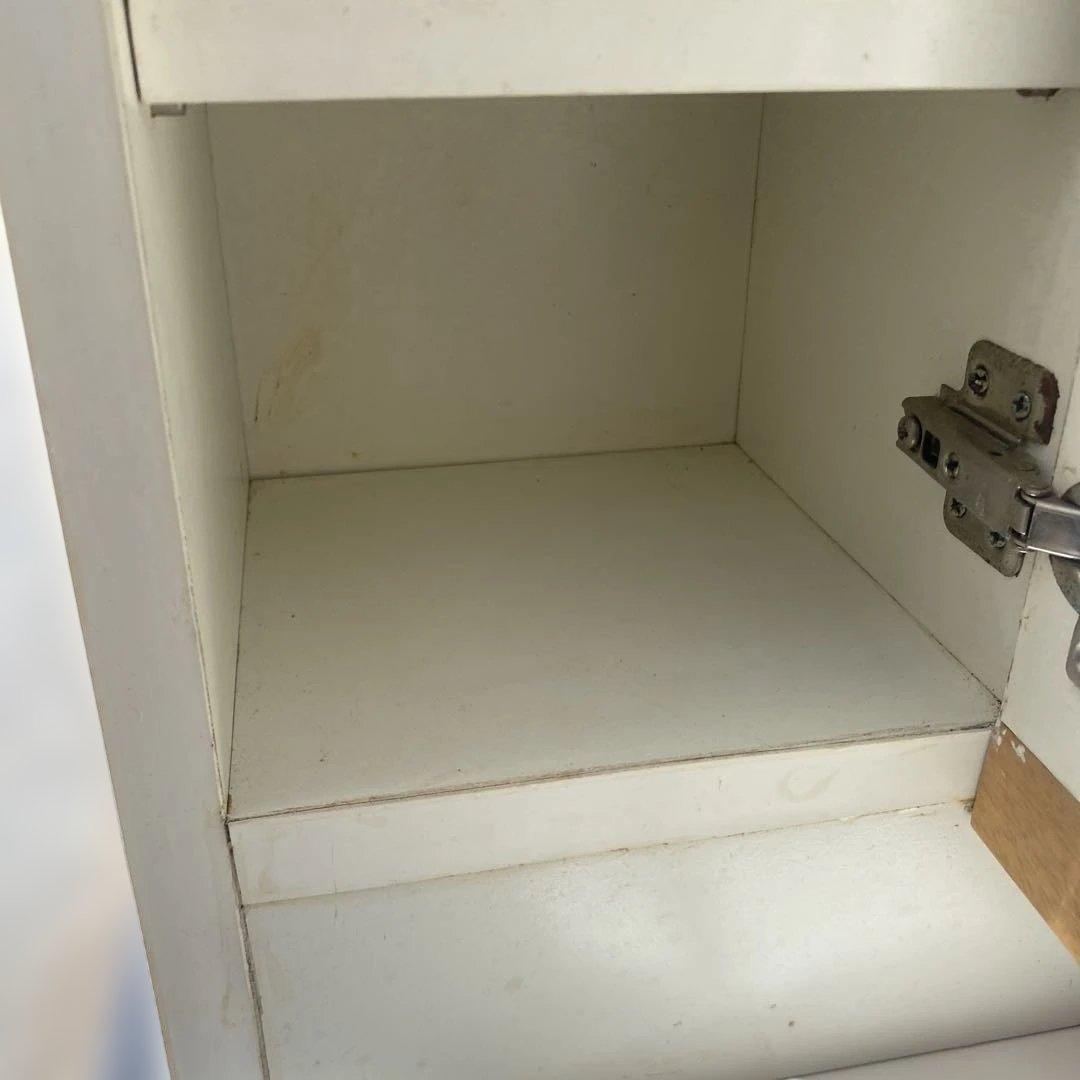 ホワイト ドレッサー ミラー付き 白 G7821