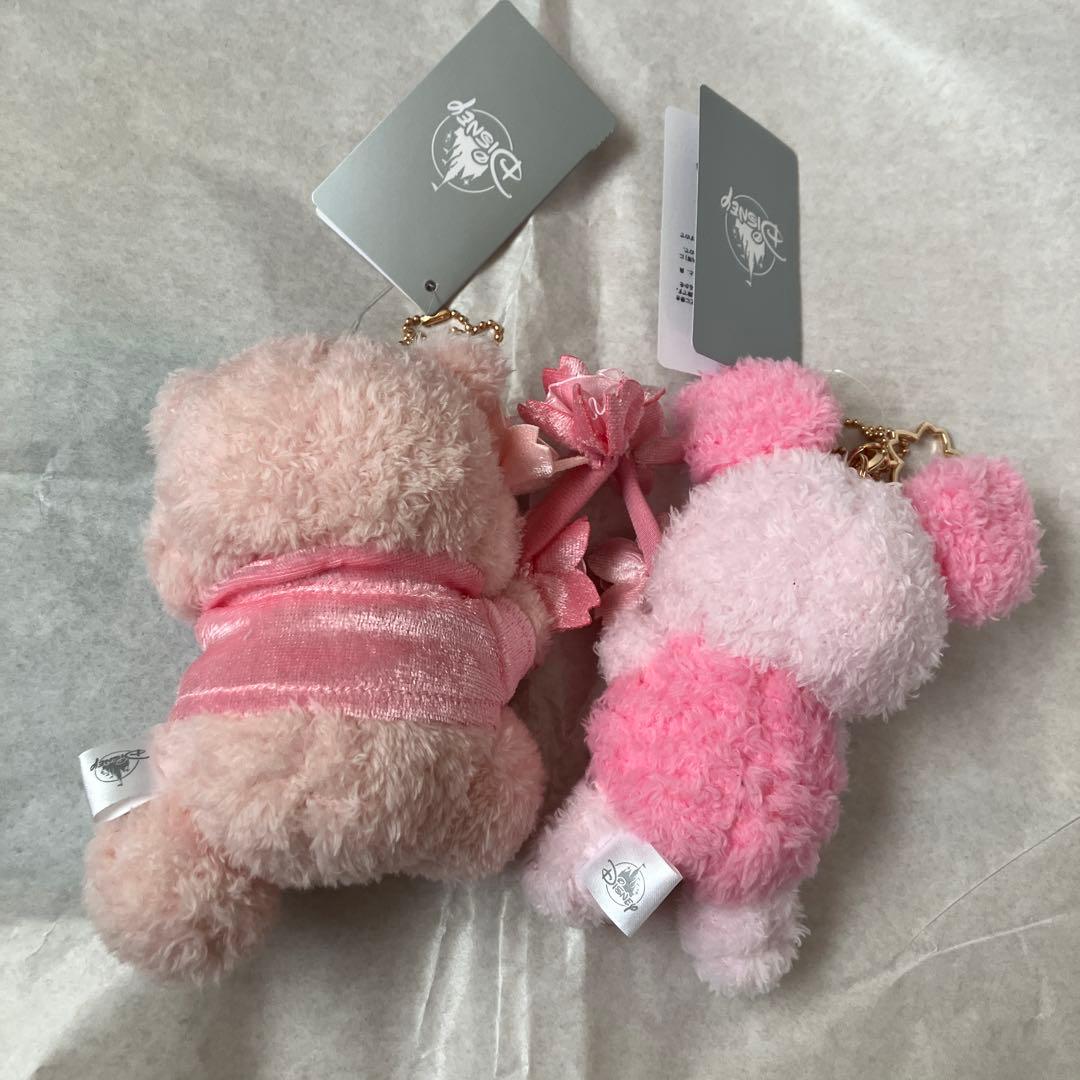 ディズニーストア　ぬいぐるみキーチェーン　サクラ　プー&ピグレットセット
