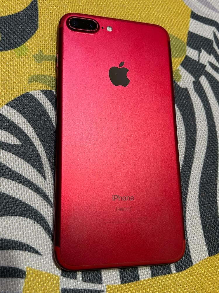 iPhone 7 Plus RED 128GB SIMフリー 付属品完備