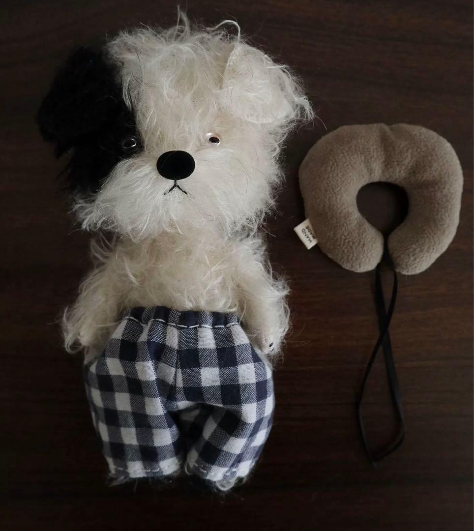 眠いよワン… 仔犬 アーティストベア ぬいぐるみ 海外作家様 ハンドメイド