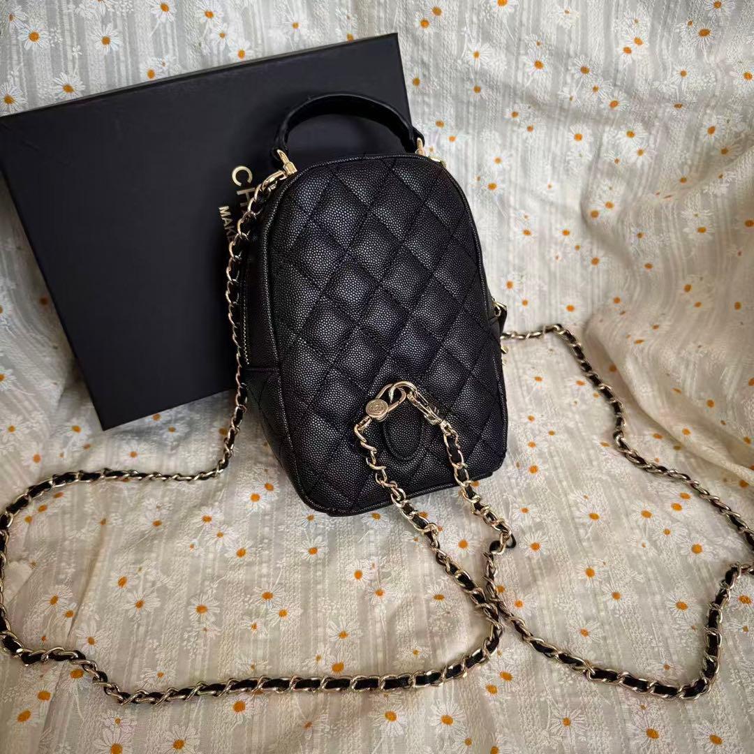 非売品 CHANEL ノベルティ商品 キルティングリュック ブラック