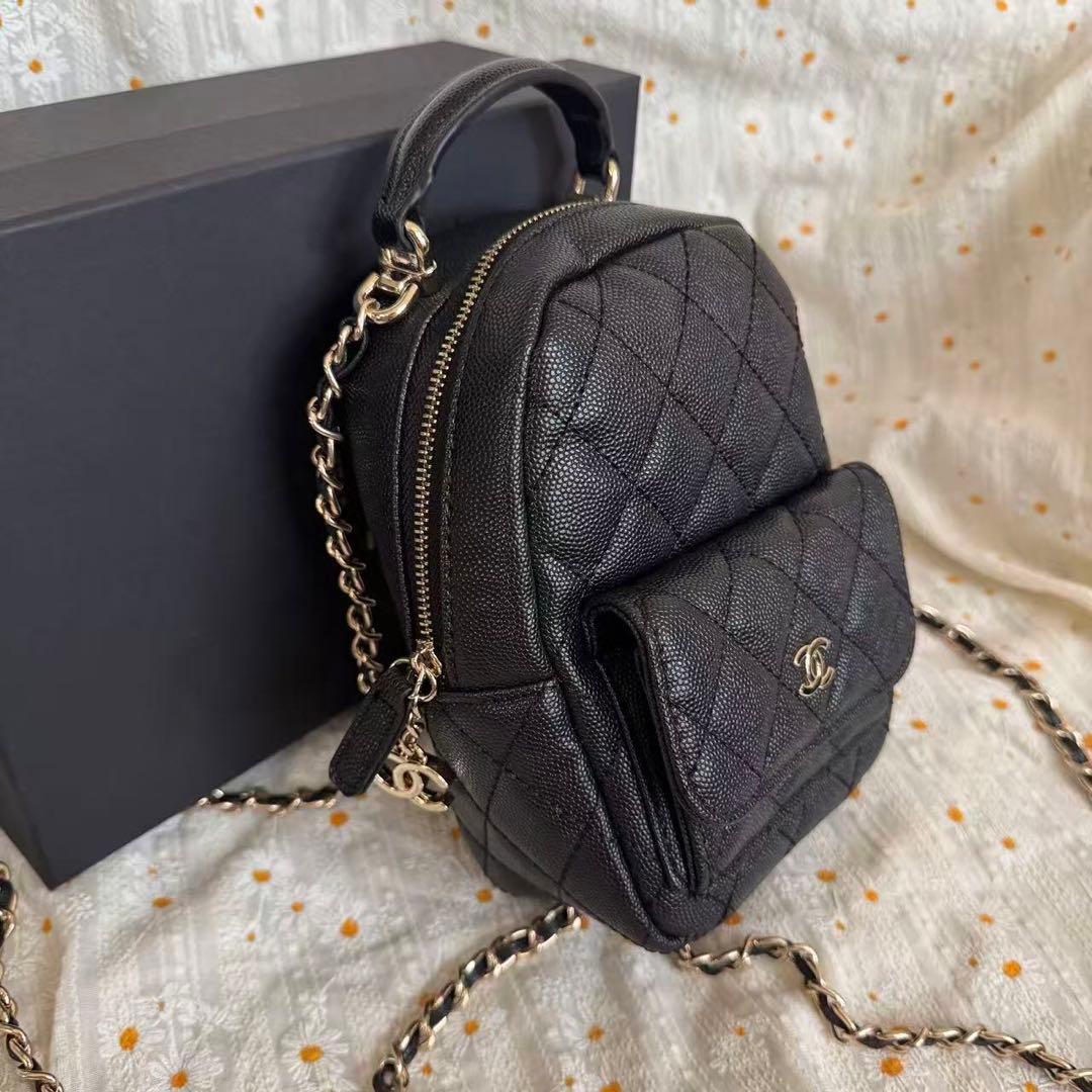 非売品 CHANEL ノベルティ商品 キルティングリュック ブラック