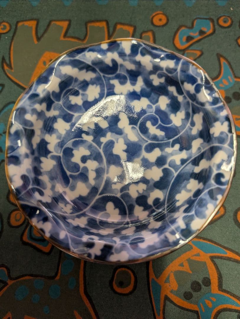 ぶる〜浪漫　箱付5皿　美濃焼