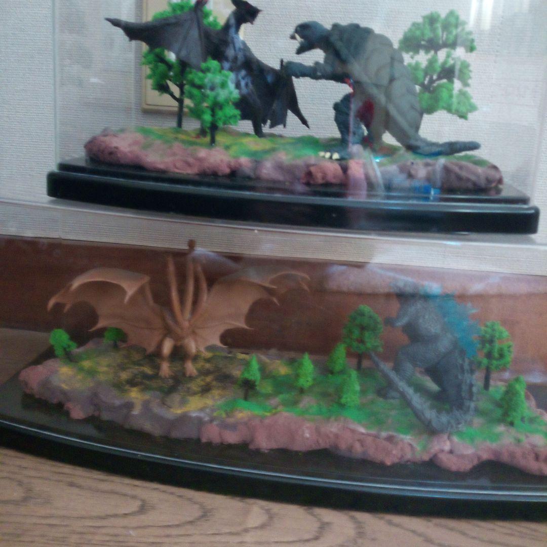 ゴジラvsキングギドラ　ガメラvsギャオス　ジオラマセット