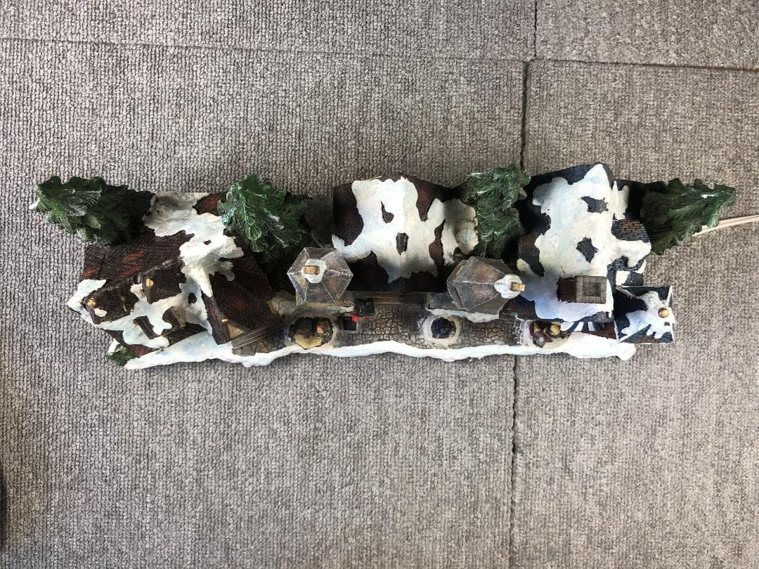 クリスマスヴィレッジ ジオラマ 電飾付