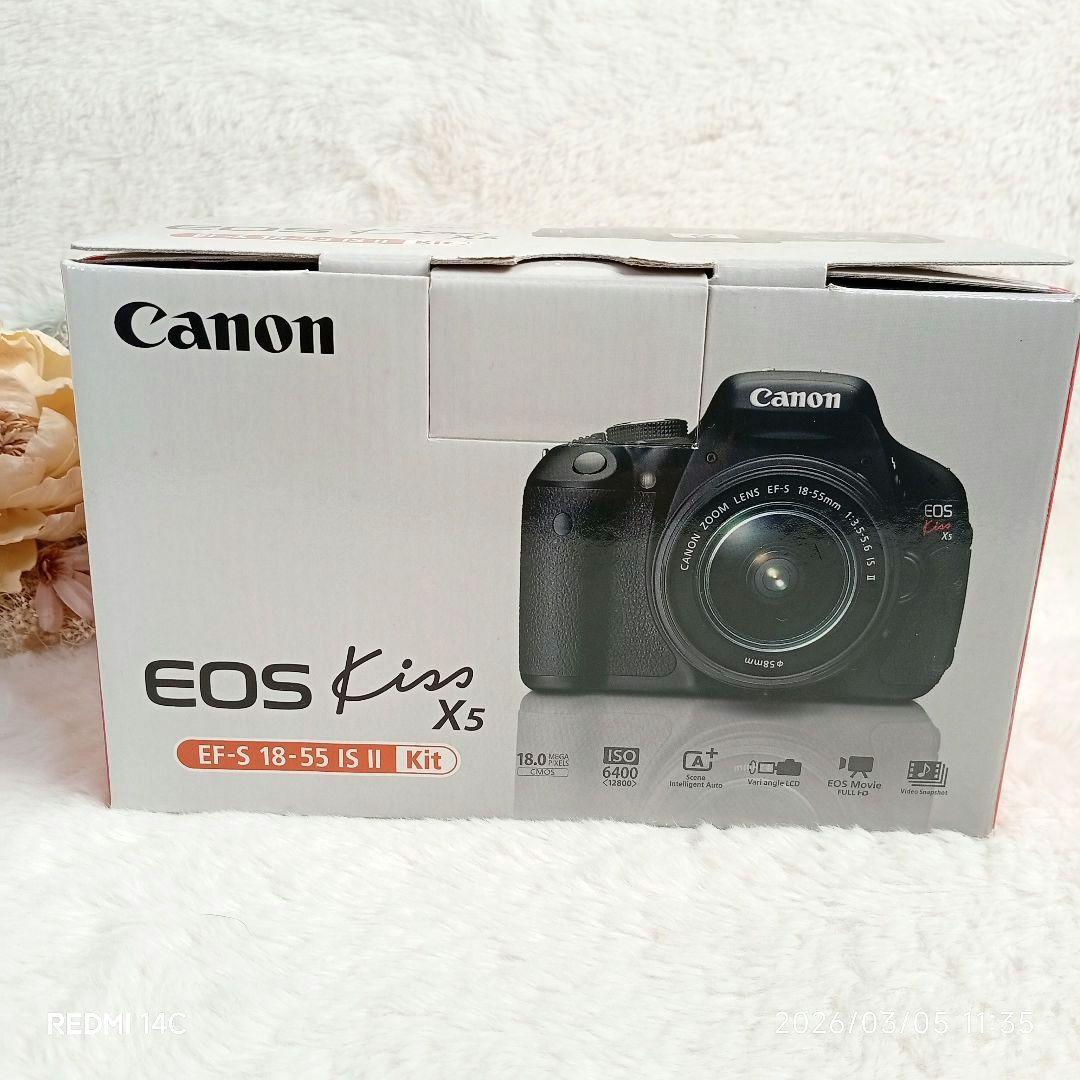 【Canon】EOS Kiss X5とカメラリュックセット 極美品