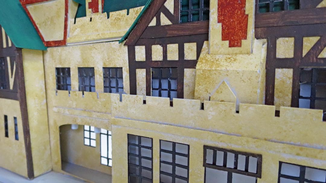 昭和レトロ洋館「大丸ヴィラ」　白色模型