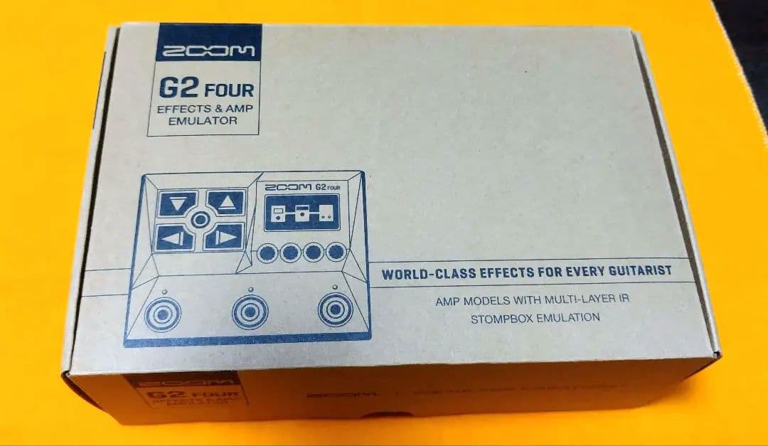 ZOOM G2fourマルチエフェクター(美品)スイッチハット付
