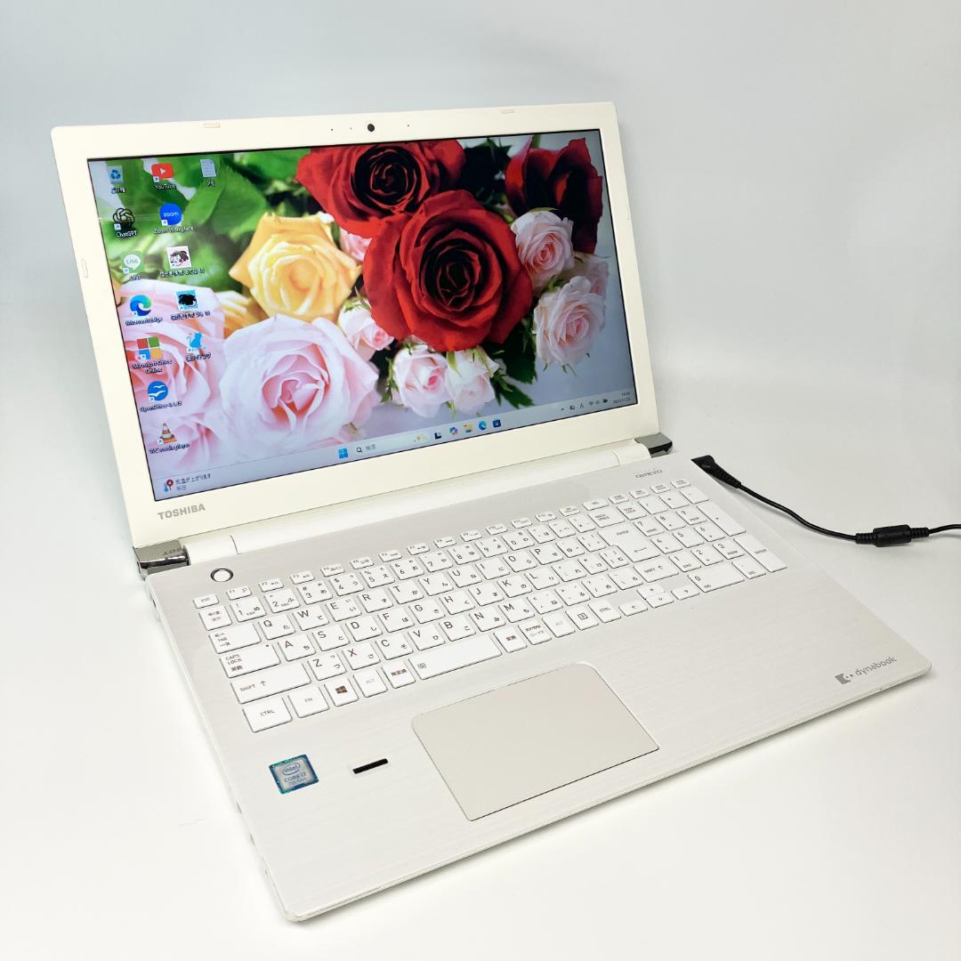 動作快適❗薄型✨ホワイト✨サクサク動く✨Office カメラ付き ノートパソコン